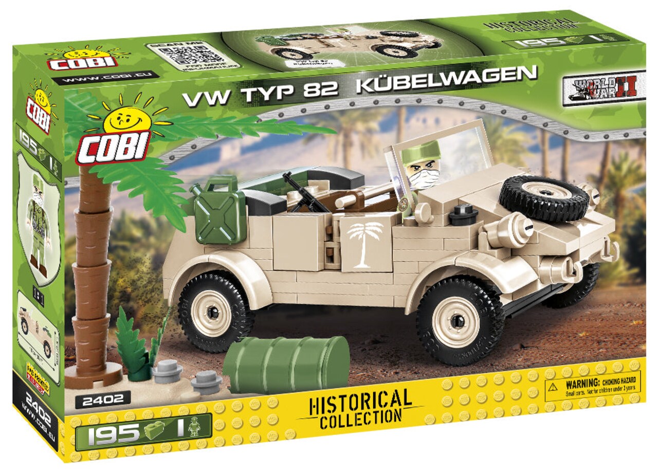 COBI Historical Collection VW Type 82 Kübelwagen - Off-Road Passenger Car